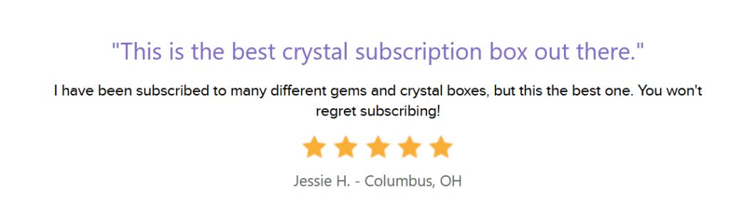 Crystal Hollow Mystery Box Review