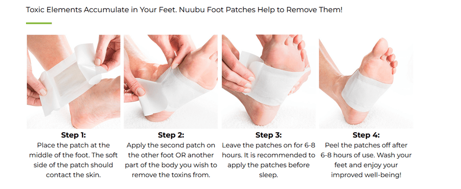 how to use detox patches