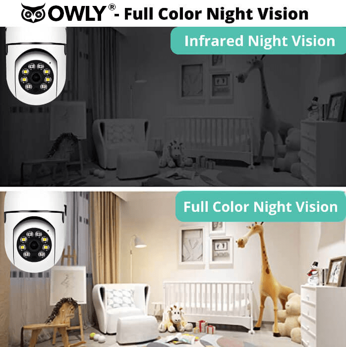 Bulb Night Camera Vision & Two-Way Audio